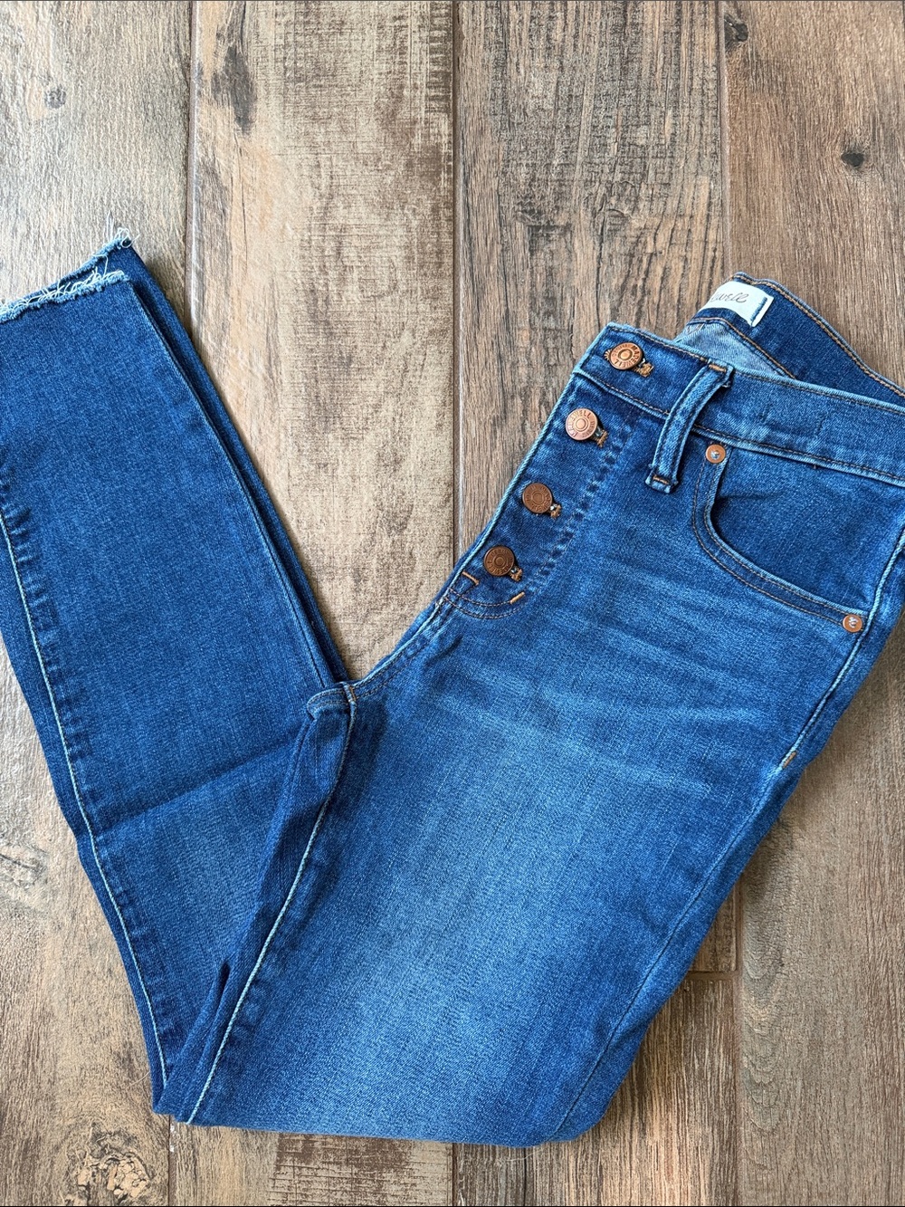 Madewell Women’s Skinny Jeans in Blue Denim